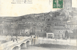 Crest (Drôme) - Vue Générale, Le Pont De Pierre - Collection Du Diois Illustré - Carte N° 136 - Crest