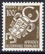 A. O. F. Service  N° 11   XX  100 F. Brun-olive, Sans  Charnière, TB - Ungebraucht