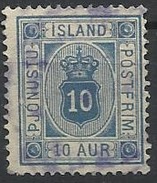 ISLANDE SERVICE N° 6 Oblitéré 1876 - Service