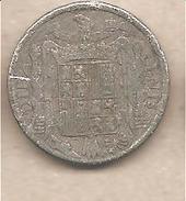Spagna - Moneta Circolata Da 10 Centesimi - 1941 - 1 Peseta