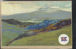 Volcan Muhovura: Cte; Belge Maritime Du Congo , Obl: Niel 29/07/1921 - Ganzsachen