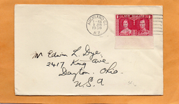 New Zealad 1938 Coover Mailed - Covers & Documents