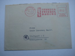 Firmen Freistempel , Meterstempel Auf Beleg Aus   1946   Stuttgart - Other & Unclassified