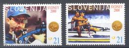 Slovenia Slovenie Slowenien 2000 Mint MNH **: Olympic Games Sydney Rowing Shooting; Gold Medals Cop - Spik, Debevec - Zomer 2000: Sydney - Paralympics