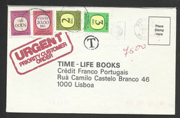 Portugal Lettre 1988 Timbre-taxe Port Dû Postage Due Cover - Lettres & Documents