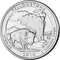 USA QUARTER (1/4 Dollar) 2010 D Mint "Yellowstone" UNC - 2010-...: National Parks