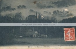 CPA 54 CIREY Le Château De Châtillon - Rare Plan De Nuit - Cirey Sur Vezouze