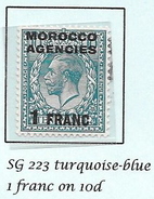 MOROCCO AGENCIES French Currency - George Vth - 195/37 SG 223 MH - See Notes - Oficinas En  Marruecos / Tanger : (...-1958