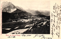 Schuls - Tarasp, Gesamtansicht, 1901 Von Schuls Nach München Versandt - Tarasp