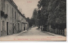 - CASTERA-VERDUZAN - C/ Valence Sur Baise - La Poste Et L'entrée De L' Etablissement - Castera