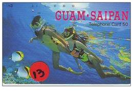 Telecarte De Japan La Guam Et Saipan Reliée (13) - Guam