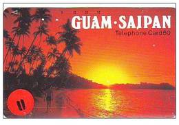 Telecarte De Japan La Guam - Saipan Reliée (11) - Guam