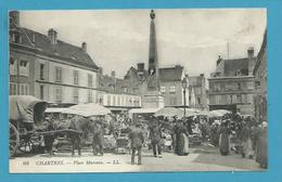 CPA 63 - Métier Marchands Ambulants Le Marché Place Marceau CHARTRES 28 - Chartres