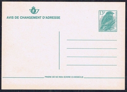 Changement D'adresse N° 29  III F - Non Circulé - Not Circulated - Nicht Gelaufen. - Adreswijziging