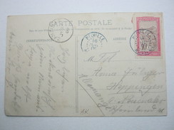 1908 , HELVILLE  Carte Postale  Via  ZANSIBAR  A  Allemagne - Covers & Documents