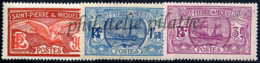 -Saint-Pierre & Miquelon  129/31** - Unused Stamps
