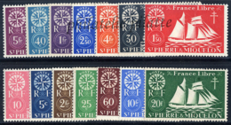 -Saint-Pierre & Miquelon  296/309** - Unused Stamps