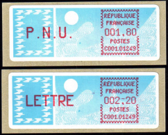ATM-222- Timbre De Distributeur, Papier Carrier - 1985 « Carrier » Papier