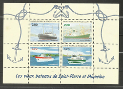 St -Pierre Et Miquelon BLOC N°4 Neuf** Cote 12.50 Euros - Blocks & Sheetlets