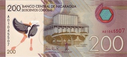 * NICARAGUA 200 CORDOBAS 2014 (2015) P-212 [NI510a] - Nicaragua