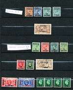 Maroc Zone Française - Morocco Agencies  French Currency  : 1912 - 1937  Lot De Timbres * Mh Et  Oblit - Morocco Agencies / Tangier (...-1958)