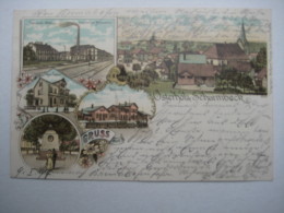 OSTERHOLZ SCHARMBECK  , Bahnhof ,  Seltene Karte  Um 1897   Mit Marke + Stempel - Osterholz-Schambeck