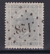 N° 17 LP 128 FLEURUS  COBA +4.00 - 1865-1866 Perfil Izquierdo