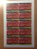 ST - VINCENT 1987 FOOTBALL SOCCER FUSSBALL SHEET Of 10 BARCLAY´S PREMIER LEAGUE CLUB " LIVERPOOL " PROOF ESSAI - Clubs Mythiques