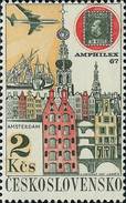 Czechoslovakia / Stamps (1967) L0061 (Air Mail Stamp): PRAGA 68 (Amsterdam, AMPHILEX 67); Painter: J. Lukavsky - Luftpost