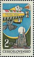 Czechoslovakia / Stamps (1968) L0071 (Air Mail Stamp): Stamp Exhibition PRAGA 68 (Prague Castle); Painter: J. Liesler - Luftpost