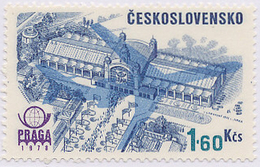 Czechoslovakia / Stamps (1976) L0081 (Air Mail Stamp): PRAGA 78 (Prague, Exhibition Palace); Painter: J. Lukavsky - Luftpost