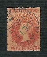 SOUTH AUSTRALIA 1860 - Queen Victoria - Two Pence - Sc:AU 15 - Usati