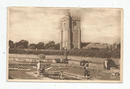 G-I-E , Cp , Angleterre , BURNHAM ON SEA , Church & Gardens , Voyagée 1947 , Ed : Frith - Sonstige & Ohne Zuordnung