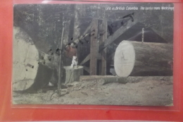 Cp  Life In British Columbia Lumbermans Workshop Couleur - Other & Unclassified