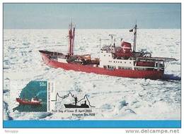 Australian Antarctic Territory 2003 Ships 50c Magga Dan    Maximum Card - Maximumkaarten