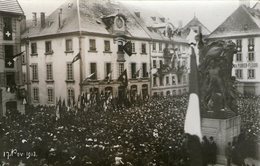 (11) CPA Photo Chaux De Fonds Monument De La Republique 14 Nov 1918  (bon Etat) - La Chaux