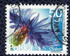 Pologne 2016 Oblitéré Rond Used Fleurs Flowers Centaurea - Used Stamps