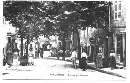 83 - REPRODUCTION : BARGEMON - Avenue Du Barquier - Bargemon