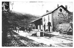 83 - REPRODUCTION : BARGEMON - La Gare - Bargemon