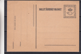 Suède - Carte Postale Militaire De 1929 - Militärmarken