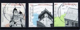 Autriche   2015   Martinsturm Bregenz,  Goldenes Dach Innsbrück ,Kirche Linz:  Lot De 3 Timbres - Gebraucht