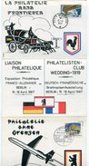 VR 129 Triptyque Philatélie Sans Frontières Berlin 12 Et POSTE AUX ARMEES 15.4.1967 - Other & Unclassified