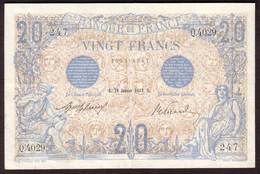 Billet 20 Francs Type BLEU Du 28 01 1913 - SUP - 20 F 1905-1913 ''Bleu''