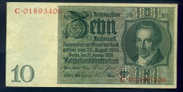 Banconota Germania 10 Reichsmark 22/1/1929 FDS - Zu Identifizieren