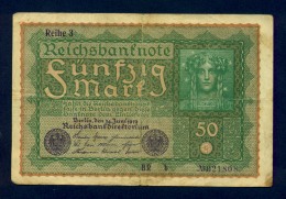 Banconota Germania 50 Mark  24/6/1919 BB - Zu Identifizieren