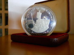 JAMAICA 25 DOLLARS 1978 SILVER PROOF 25th ANNIV. OF THE CORONATION 1953-1978 - Jamaica