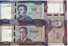 LIBERIA   " Newly Issued " 5-10-20-50-100 Dollars  2016  Pnew - Liberia