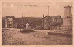 38 ROYBON      Monument Aux Morts De La Guerre   …. Place Avec Fontaine Et Maisons  PAS COURANT - Roybon