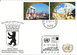 Austria UN Vienna Show Card Berlin 22-24/11-2002 - Brieven En Documenten