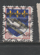 FRANCE N° 1353 0.10 BRUN OUTREMER ET JAUNE BLASON DE TROYES PARA OBLITERE NEUF AVEC GOMME - Nuovi